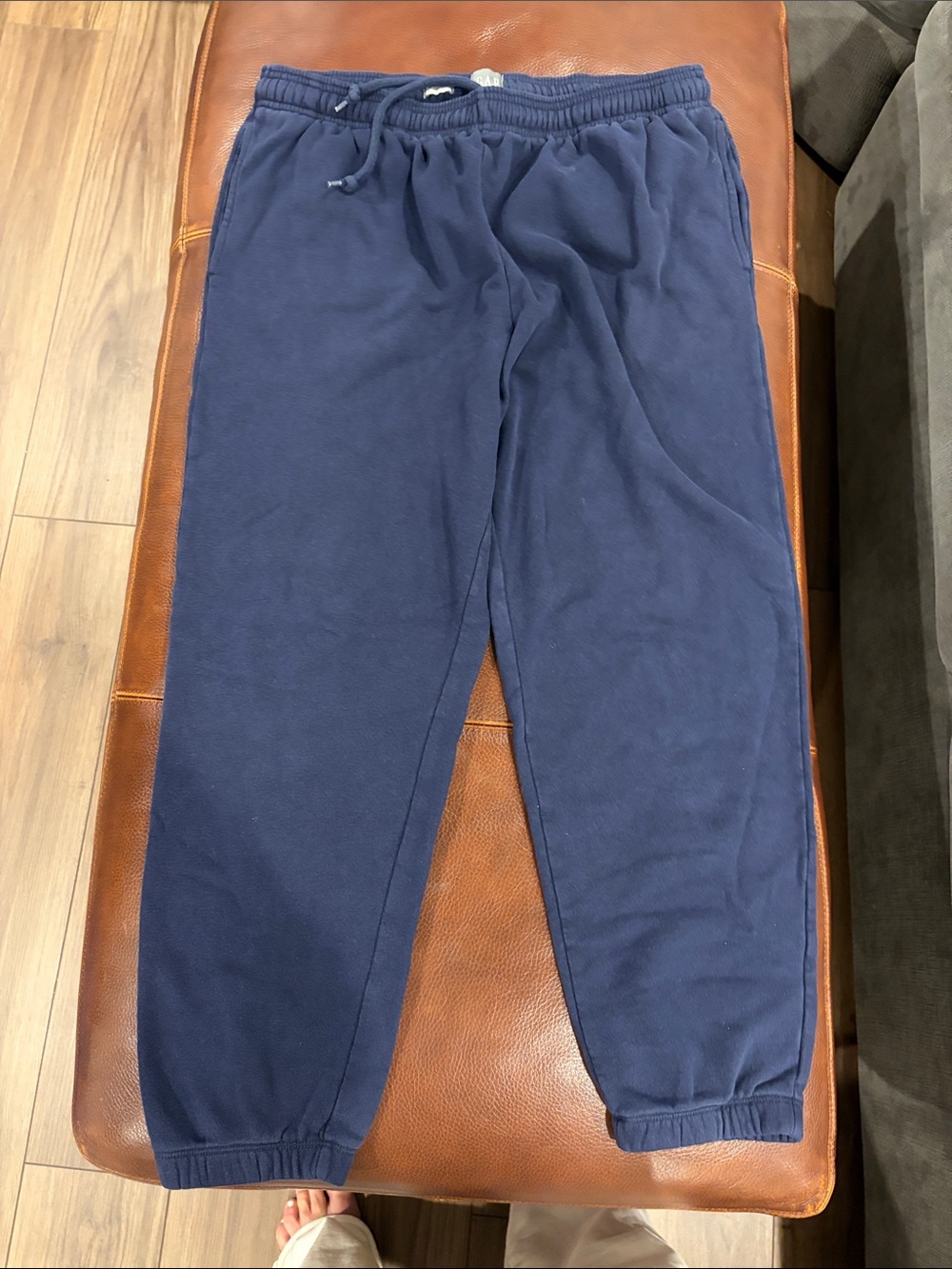 GAP Men's Navy Blue Drawstring Joggers - Navy